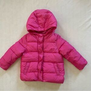GAP Kids Pink Puffer Jacket